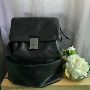Vintage leather back pack